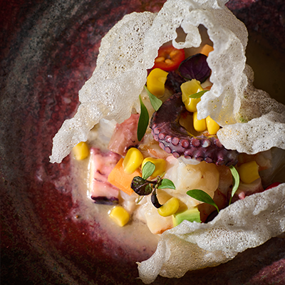 pieuvre legumes gourmet anahi restaurant monaco